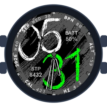 Chalky Look Big Numbers Gen3 MARQ Expedition