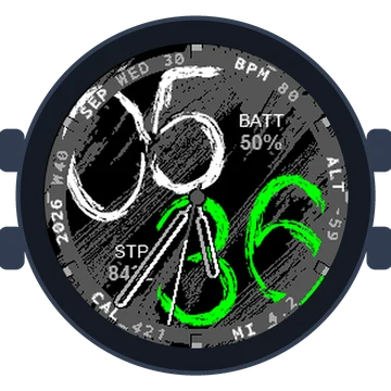 Chalky Look Big Numbers Gen3 vívoactive 3 Mercedes-Benz Collection