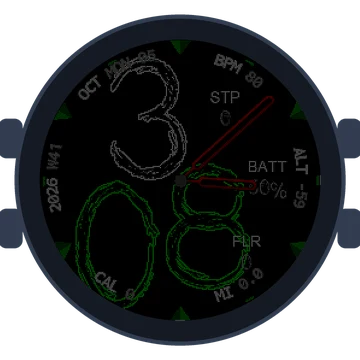 Chalky Look No2 Gen3 fēnix 9 Pro