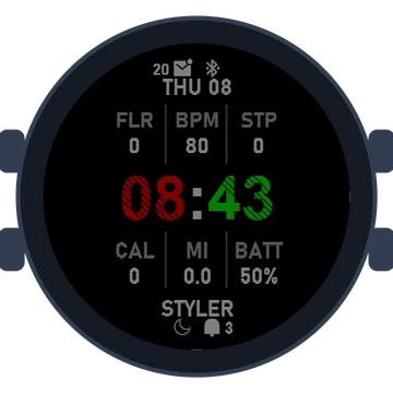 Data Styler #1 Gen3 fēnix 8