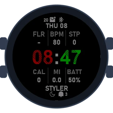 Data Styler #1 Gen3 vívoactive 6