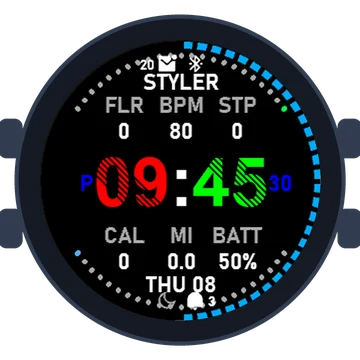 Data Styler #2 Gen3 fēnix 6X Pro