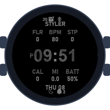 Data Styler #2 Gen3 fēnix 8 Pro