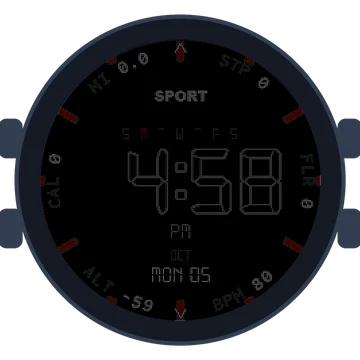 Digital Data Dial Gen3 Forerunner 265