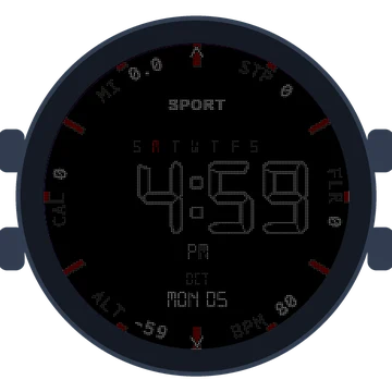 Digital Data Dial Gen3 Forerunner 265s