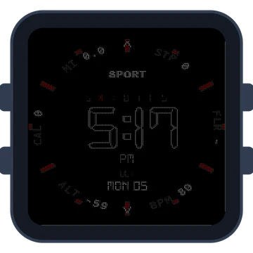 Digital Data Dial Gen3 Venu Sq 2