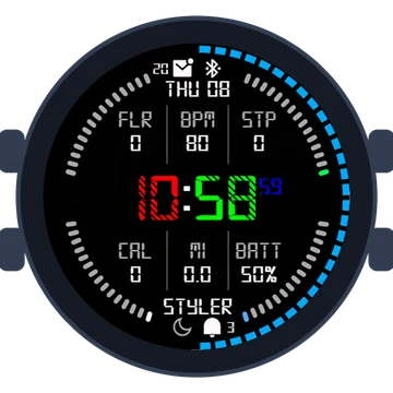 Digital Data Styler #1 Gen3 – Instinct 3 AMOLED 45mm