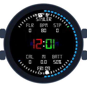 Digital Data Styler #2 Gen3 – Instinct 3 AMOLED 45mm