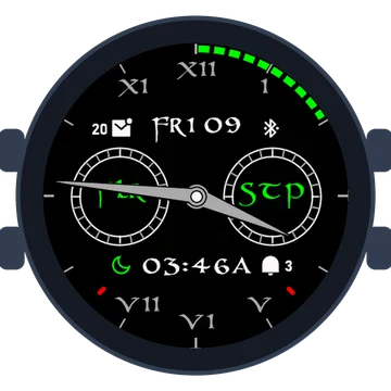 Roman Style No.1 Gen3 – Instinct 3 AMOLED 45mm