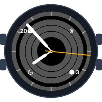 Just Simple Analog Activity Gen3 – fēnix 6 Pro