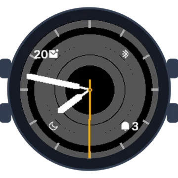 Just Simple Analog Activity Gen3 fēnix Chronos