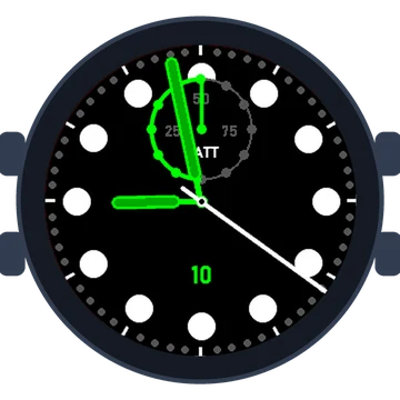 Just Simple Analog Circles Gen3 Descent Mk2