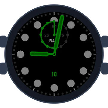 Just Simple Analog Circles Gen3 fēnix 8 Pro