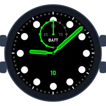 Just Simple Analog Circles Gen3 – Instinct 3 AMOLED 45mm