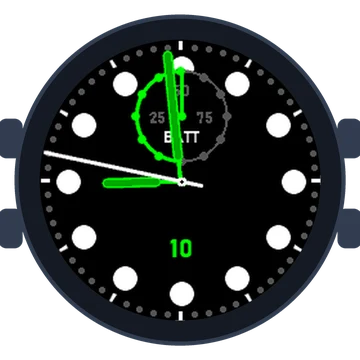 Just Simple Analog Circles Gen3 vívoactive 4S