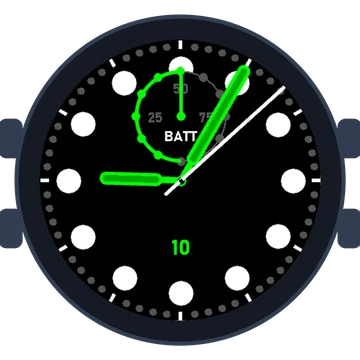 Just Simple Analog Circles Gen3 vívoactive 6