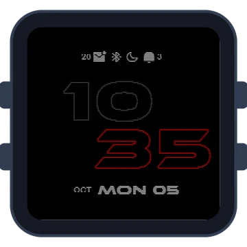 Just Simple Analog Duo Speed Gen3 Venu Sq 2