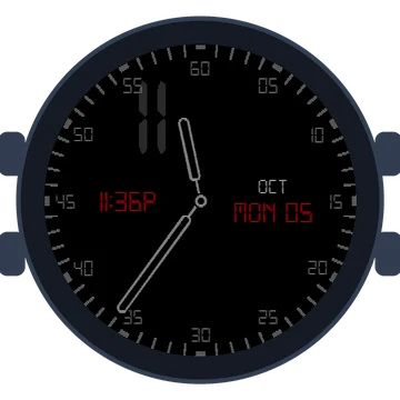 Just Simple Analog Figures Digital Gen3 D2 Mach 2
