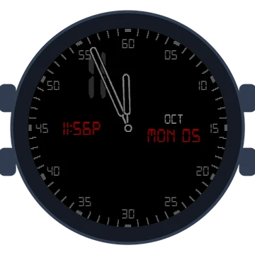 Just Simple Analog Figures Digital Gen3 Forerunner 170