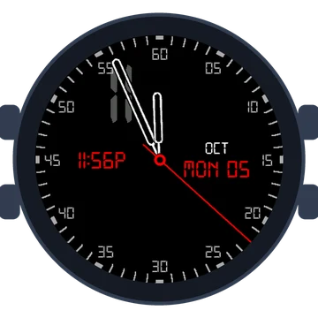 Just Simple Analog Figures Digital Gen3 Forerunner 170