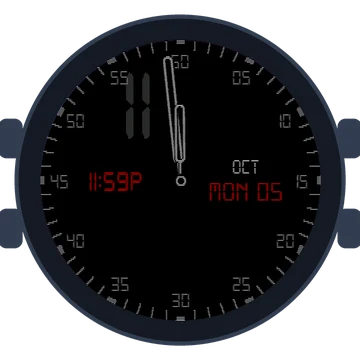 Just Simple Analog Figures Digital Gen3 Forerunner 265