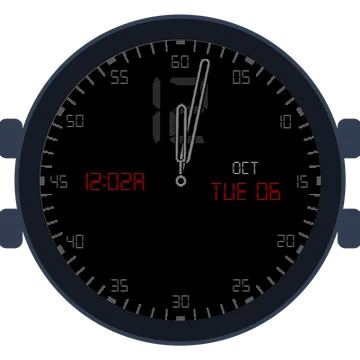 Just Simple Analog Figures Digital Gen3 Forerunner 570