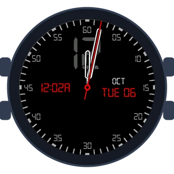 Just Simple Analog Figures Digital Gen3 Forerunner 570
