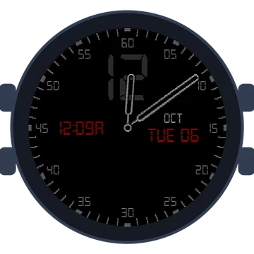 Just Simple Analog Figures Digital Gen3 MARQ (Gen 2) Aviator