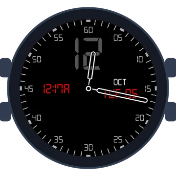 Just Simple Analog Figures Digital Gen3 Venu Mercedes-Benz Collection