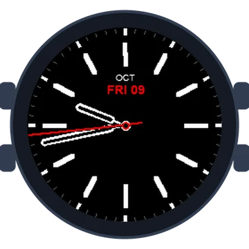 Just Simple Analog Lines Gen3 fēnix Chronos