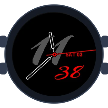 Just Simple Analog Mono Handwritten Gen3 Forerunner 245