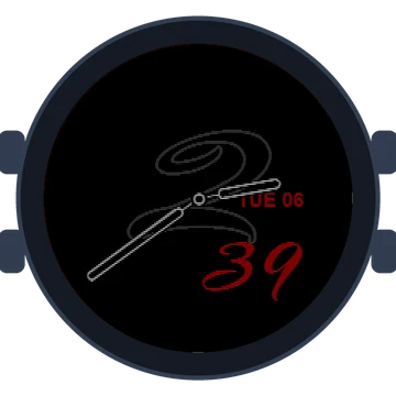 Just Simple Analog Mono Handwritten Gen3 Venu Mercedes-Benz Collection