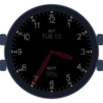 Just Simple Analog Numbers Chalky Gen3 D2 Mach 2