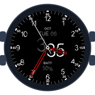 Just Simple Analog Numbers Chalky Gen3 D2 Mach 2
