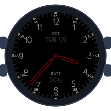 Just Simple Analog Numbers Chalky Gen3 D2 Mach 2 Pro