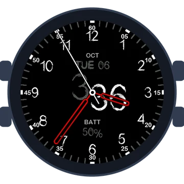 Just Simple Analog Numbers Chalky Gen3 D2 Mach 2 Pro