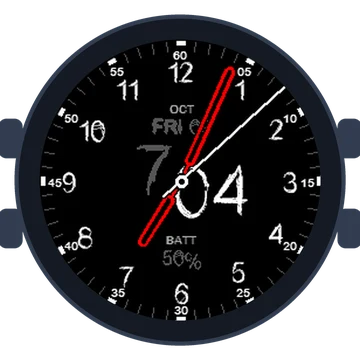 Just Simple Analog Numbers Chalky Gen3 fēnix 5