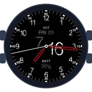 Just Simple Analog Numbers Chalky Gen3 fēnix 8
