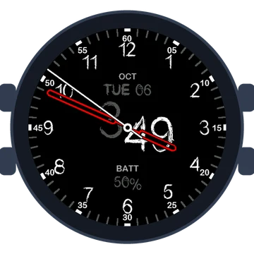Just Simple Analog Numbers Chalky Gen3 – fēnix 9 Pro 47mm