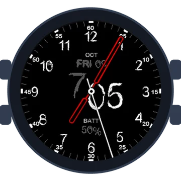 Just Simple Analog Numbers Chalky Gen3 Forerunner 245