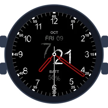 Just Simple Analog Numbers Chalky Gen3 Forerunner 970
