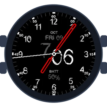 Just Simple Analog Numbers Chalky Gen3 vívoactive 3