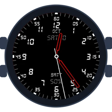 Just Simple Analog Numbers Digital Gen3 Descent Mk2