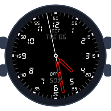Just Simple Analog Numbers Digital Gen3 Descent Mk3i