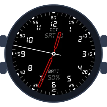 Just Simple Analog Numbers Digital Gen3 epix Pro (Gen 2)
