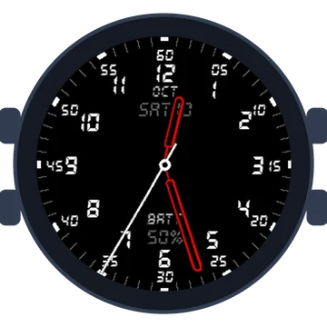 Just Simple Analog Numbers Digital Gen3 fēnix 7