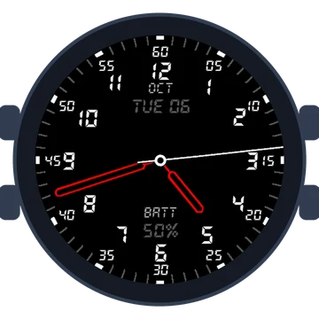 Just Simple Analog Numbers Digital Gen3 Forerunner 170