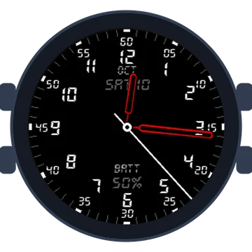 Just Simple Analog Numbers Digital Gen3 Forerunner 245