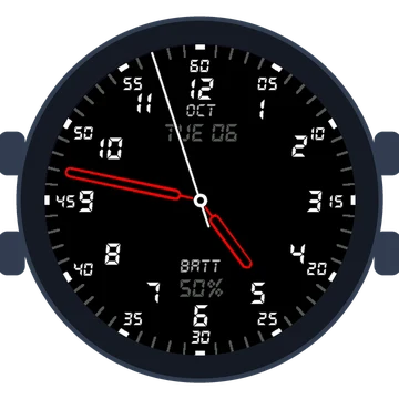 Just Simple Analog Numbers Digital Gen3 Forerunner 965