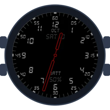 Just Simple Analog Numbers Digital Gen3 Forerunner 970